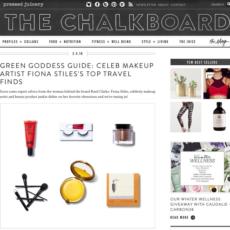 Green Goddess Guide: Celeb Makeup Artist Fiona Stiles’s Top Travel Finds – The Chalkboard Mag