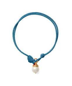 Sea Blue Pearl Bracelet